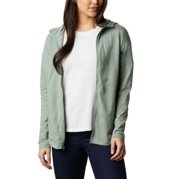 Columbia Cades Cove Full Zip, Sudaderas Con Capucha Verdes Claro Para Mujer | 216798-DYJ